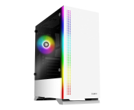 ZALMAN S5 WHITE ATX Mid Tower PC Case RGB fan TG - 668125 - zdjęcie 1